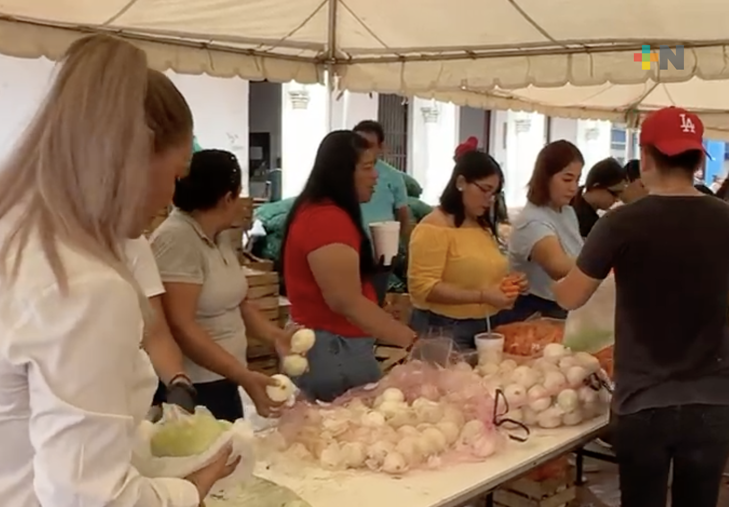 En Cosamaloapan ofertan verduras y legumbres a bajos costos